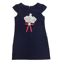 <b>LILAX</b><br>Платье с брошью LILAX 4205 для девочек, цвет синий