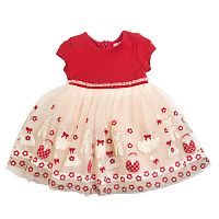 <b>MonnaLisa</b><br>Платье с пышной юбкой MonnaLisa 310908А8 для девочек, цвет красный