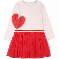 <b>Billieblush</b><br>Платье из двух материалов с мехом Billieblush U12513_S94 для девочек, цвет розовый