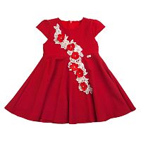 <b>LILAX</b><br>Платье с цветами LILAX 4238 для девочек, цвет красный